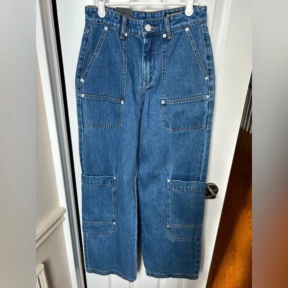 Blank NYC The Franklin Ribcage Wide Leg Hands Down - Picture 2 of 9